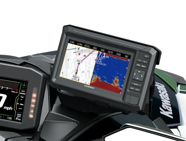 Transdutor/Plotter cartográfico Garmin de 7 polegadas